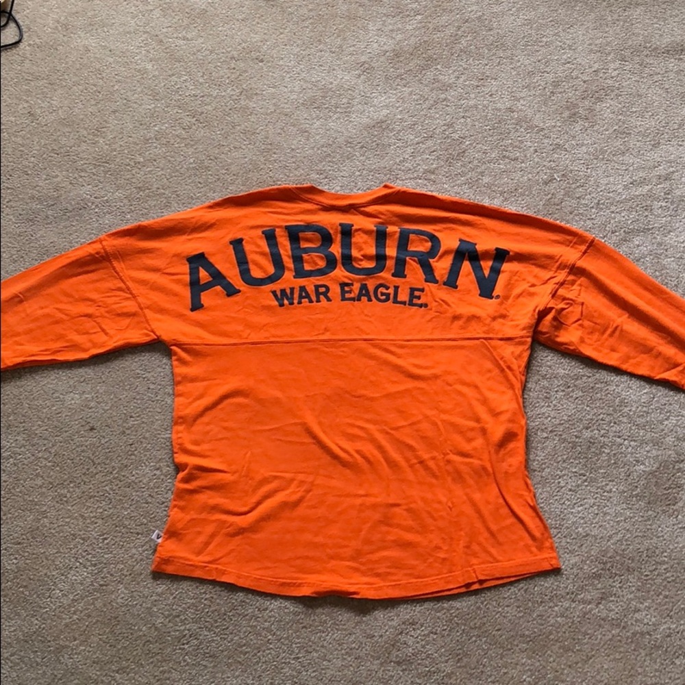 Orange Auburn War Eagle Long Sleeve Shirt